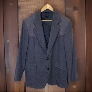Vintage Pendleton Blazer Mens 44 Wool Tweed Western Elbow Patch Made USA 90s